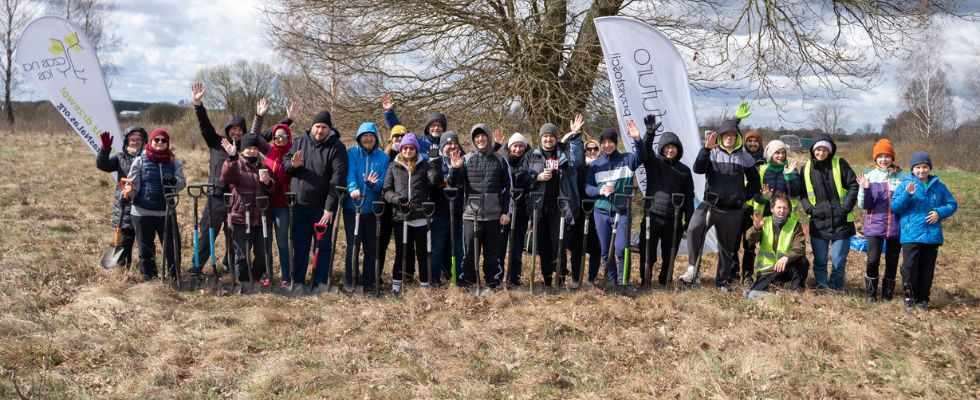 Wiosenne sadzenie drzew wspólnie z firmą Euronet